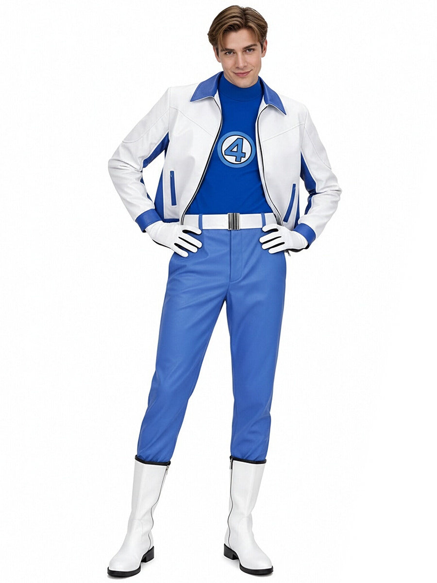 Mister Fantastic Costume The Fantastic Four Leader Characters Cosplay Outfit