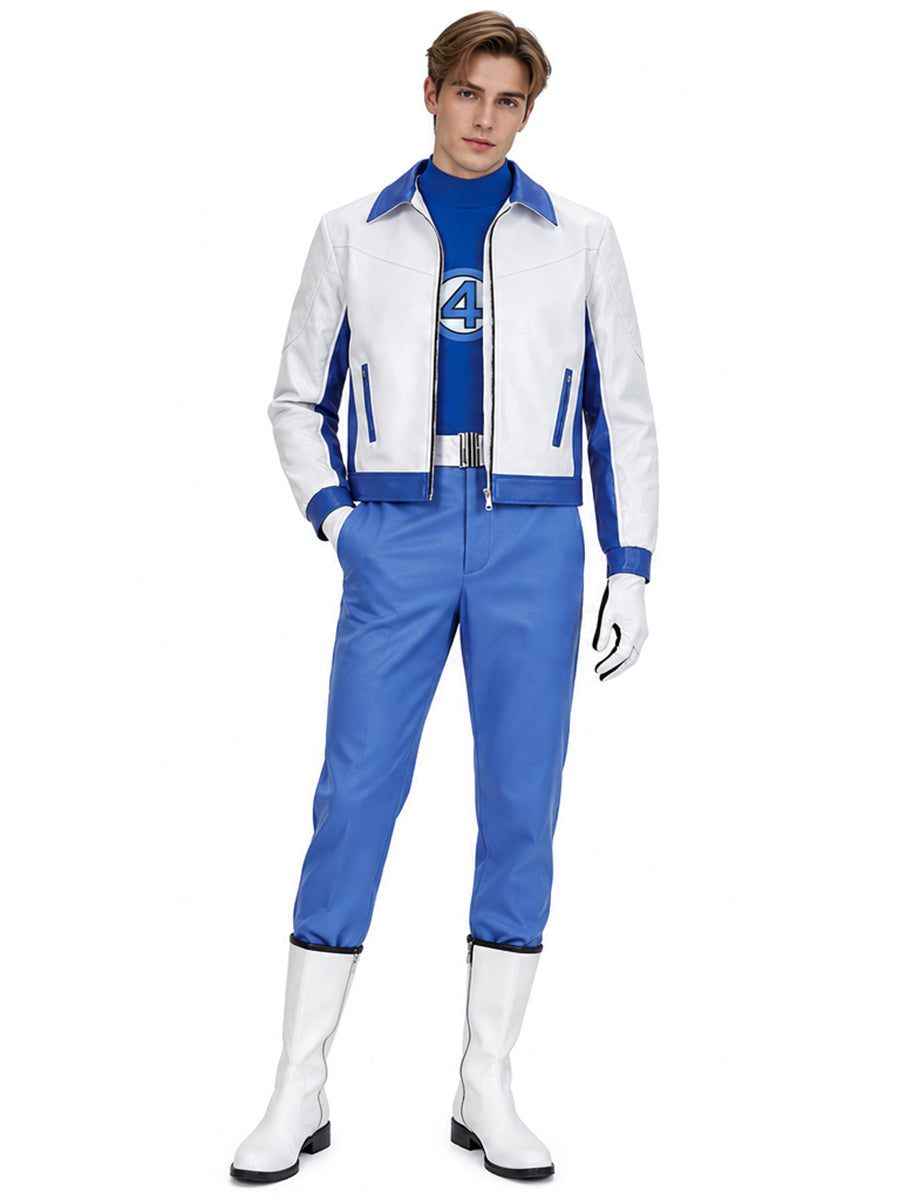 Mister Fantastic Costume The Fantastic Four Leader Characters Cosplay Outfit