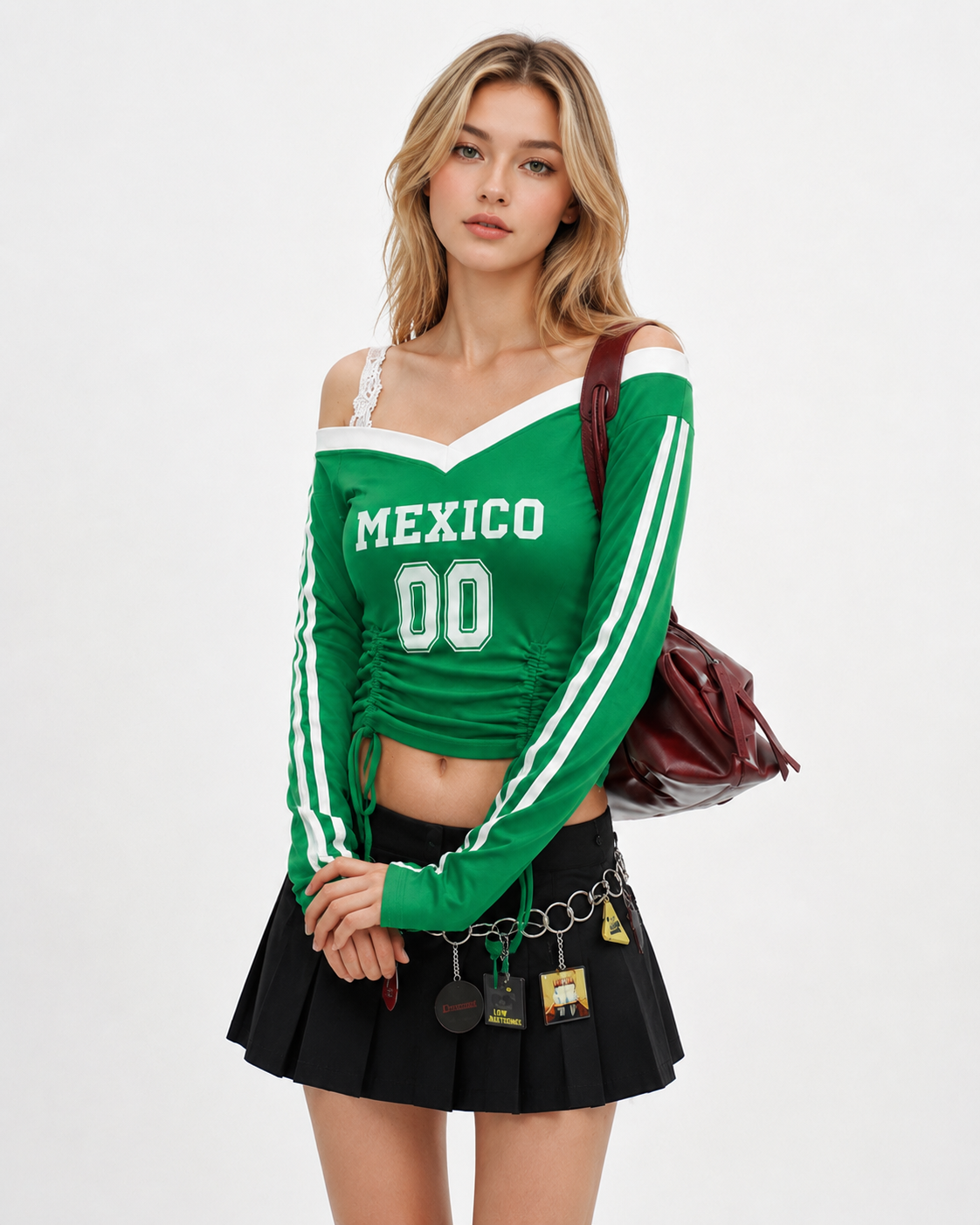 Custom Number Mexico Soccer Jersey