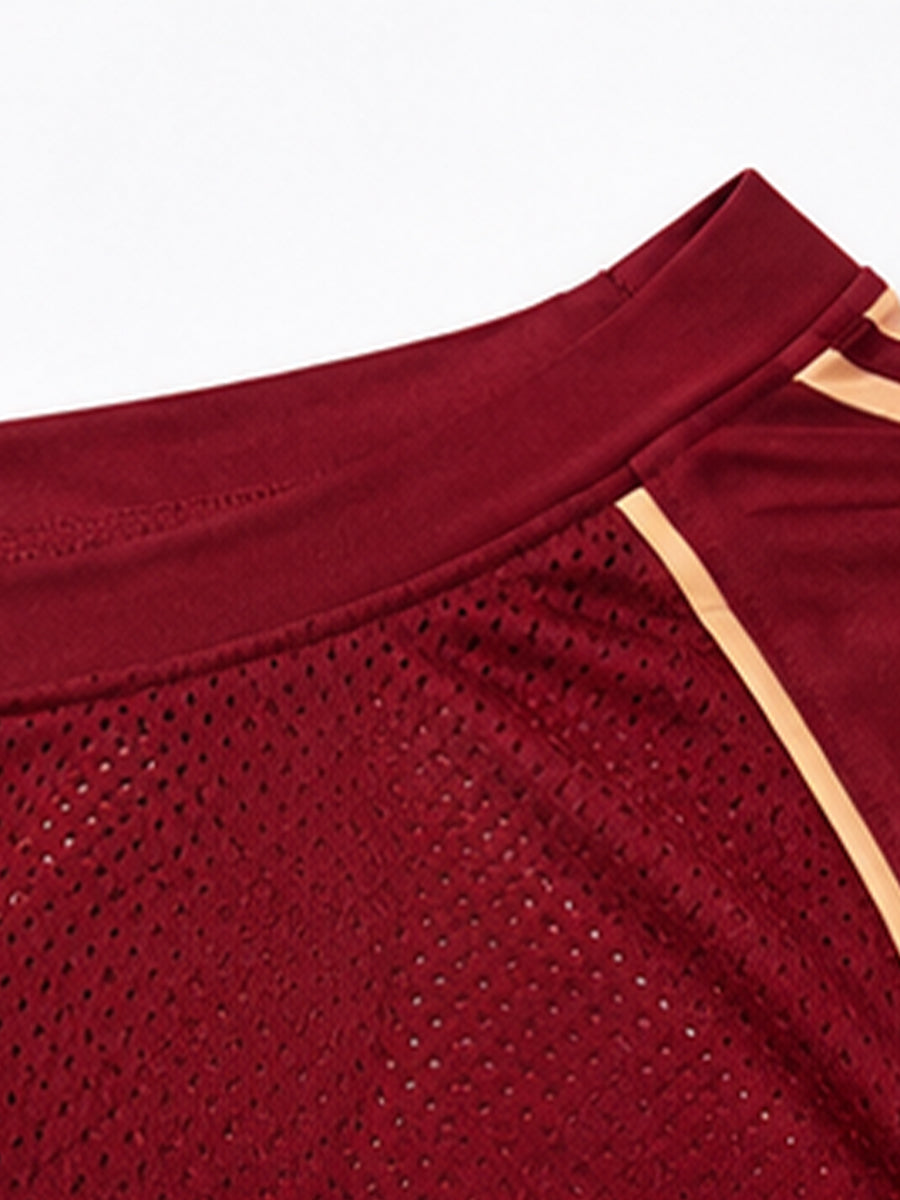Custom Number Spain Soccer Jersey 2026 World Cup Women's Blokette One Shoulder T-Shirt