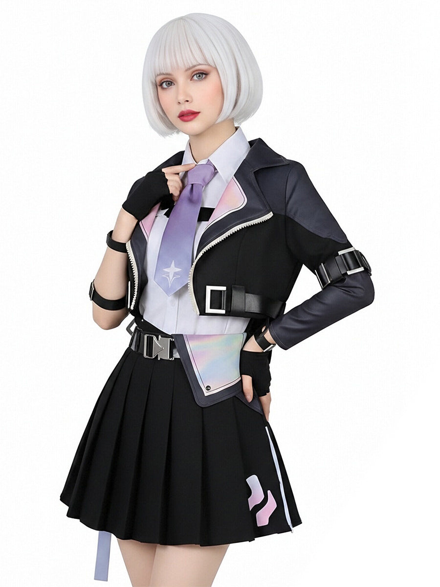 Neverness To Everness Zero Costume Anime Esper Zero Cyberpunk Techwear Cosplay Outfit 