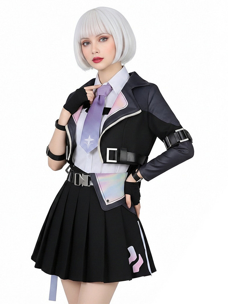 Neverness To Everness Zero Costume Anime Esper Zero Cyberpunk Techwear Cosplay Outfit 