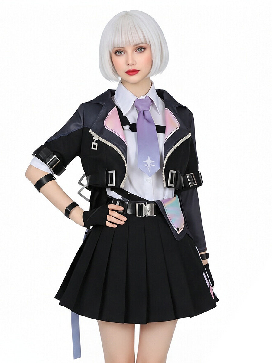 Neverness To Everness Zero Costume Anime Esper Zero Cyberpunk Techwear Cosplay Outfit 
