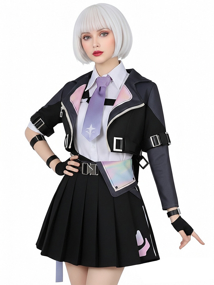 Neverness To Everness Zero Costume Anime Esper Zero Cyberpunk Techwear Cosplay Outfit 