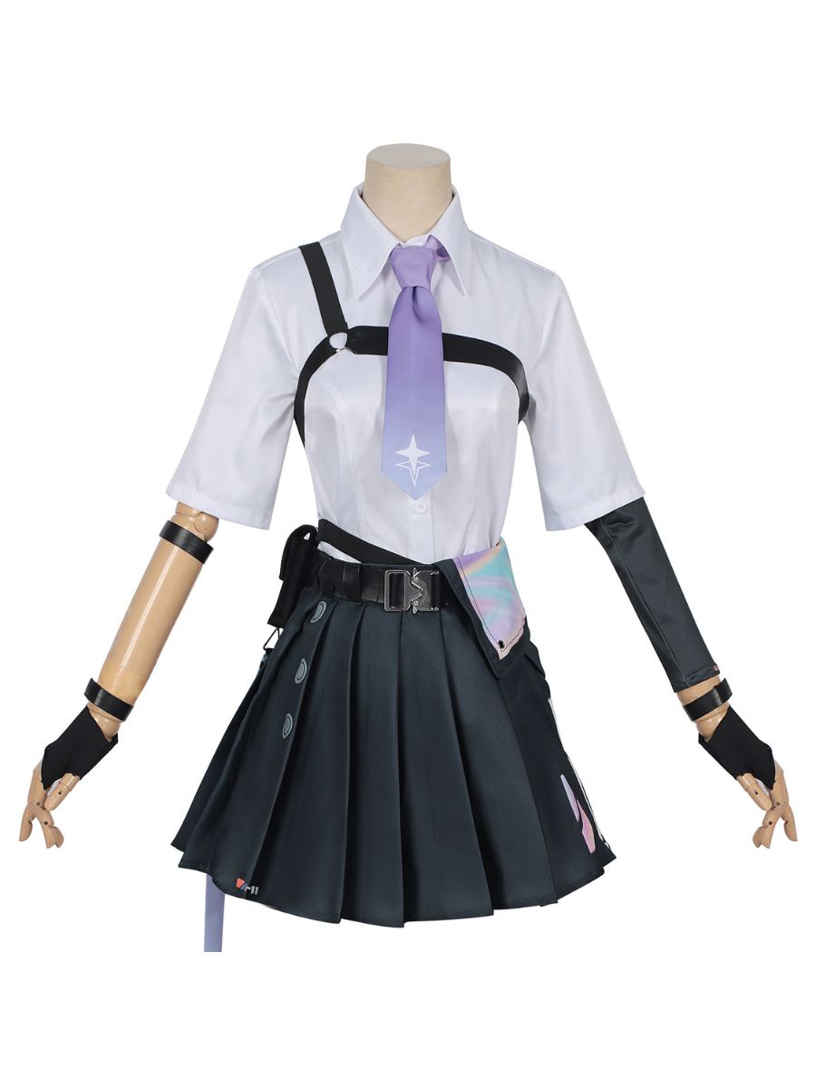 Neverness To Everness Zero Costume Anime Esper Zero Cyberpunk Techwear Cosplay Outfit 