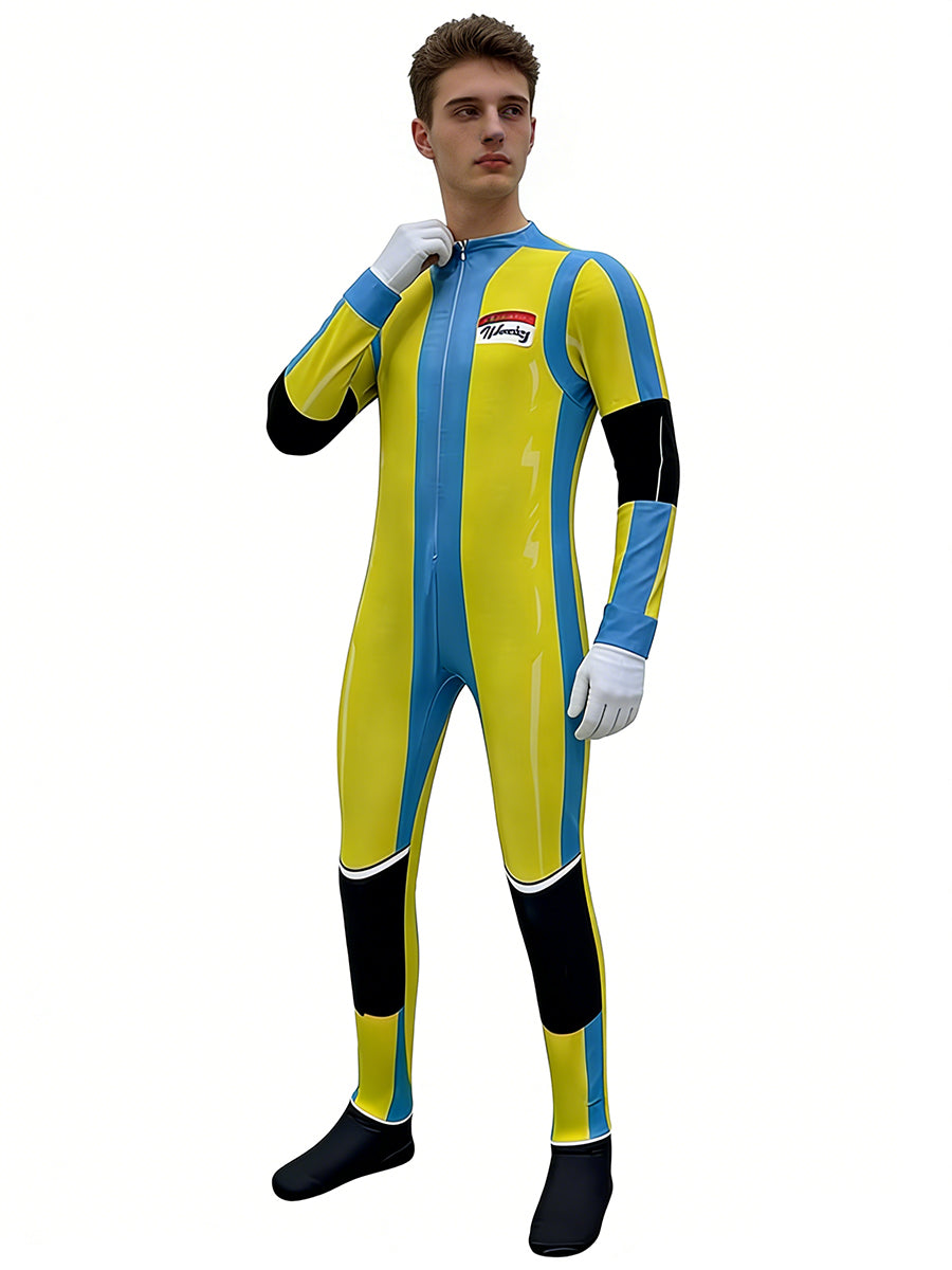 Dispatch Game Flambae Costume Waterboy Jumpsuit Chase Cosplay Outfit for Kids Adults