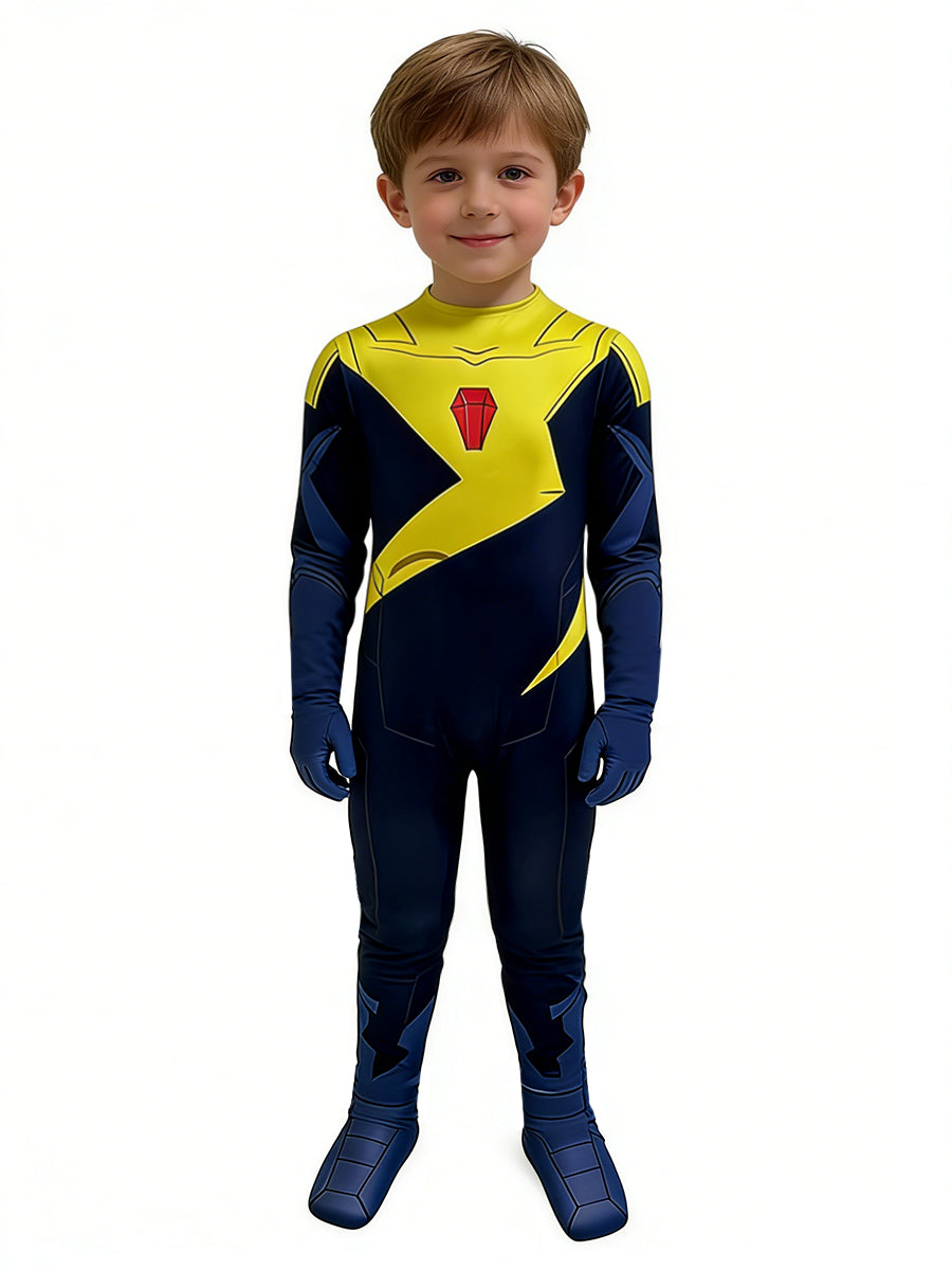 Dispatch Game Flambae Costume Waterboy Jumpsuit Chase Cosplay Outfit for Kids Adults