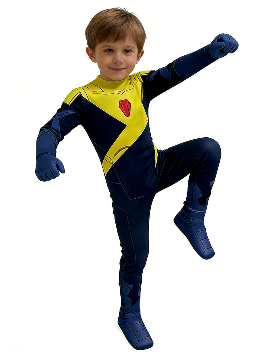 Dispatch Game Flambae Costume Waterboy Jumpsuit Chase Cosplay Outfit for Kids Adults