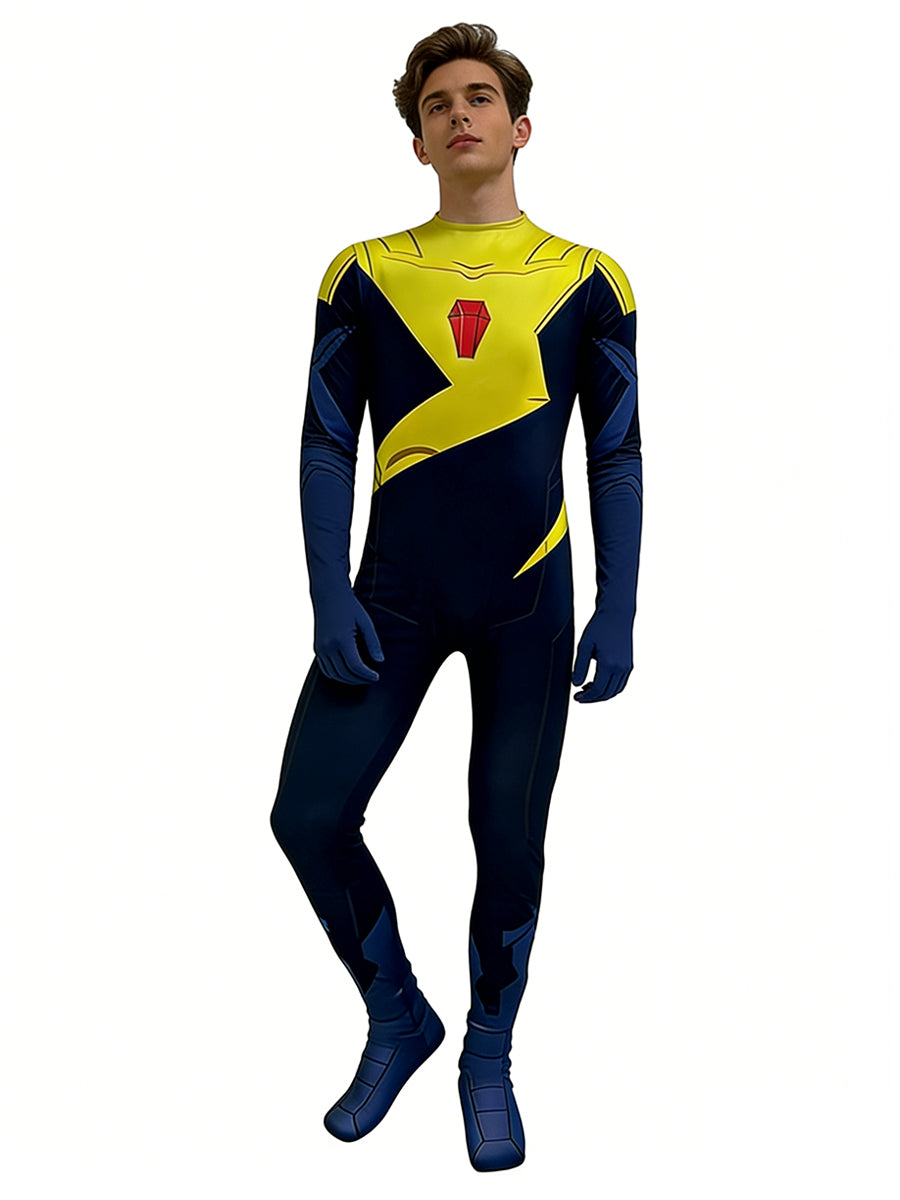 Dispatch Game Flambae Costume Waterboy Jumpsuit Chase Cosplay Outfit for Kids Adults