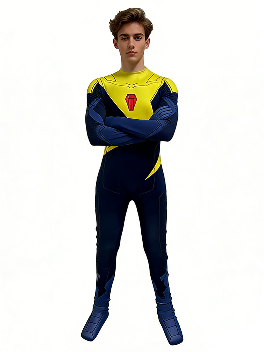 Dispatch Game Flambae Costume Waterboy Jumpsuit Chase Cosplay Outfit for Kids Adults