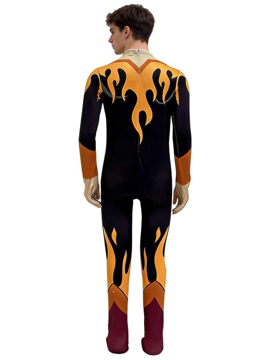 Dispatch Game Flambae Costume Waterboy Jumpsuit Chase Cosplay Outfit for Kids Adults