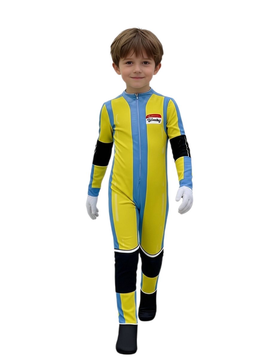 Dispatch Game Flambae Costume Waterboy Jumpsuit Chase Cosplay Outfit for Kids Adults