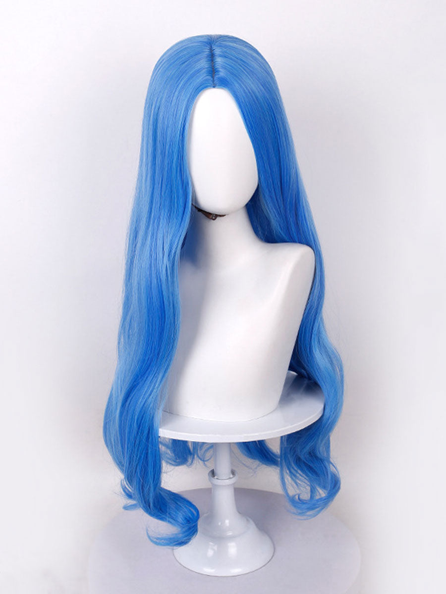 Descendants 5 Evil Chloe Costume for Kids and Adults Descendants Wicked Wonderland Princess Blue Faux Leather Cosplay Outfit