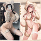 Fuzzy Cat Cosplay Costume Leopard Lingerie Set with Cat Ears Hat Sexy Lion Bra Set