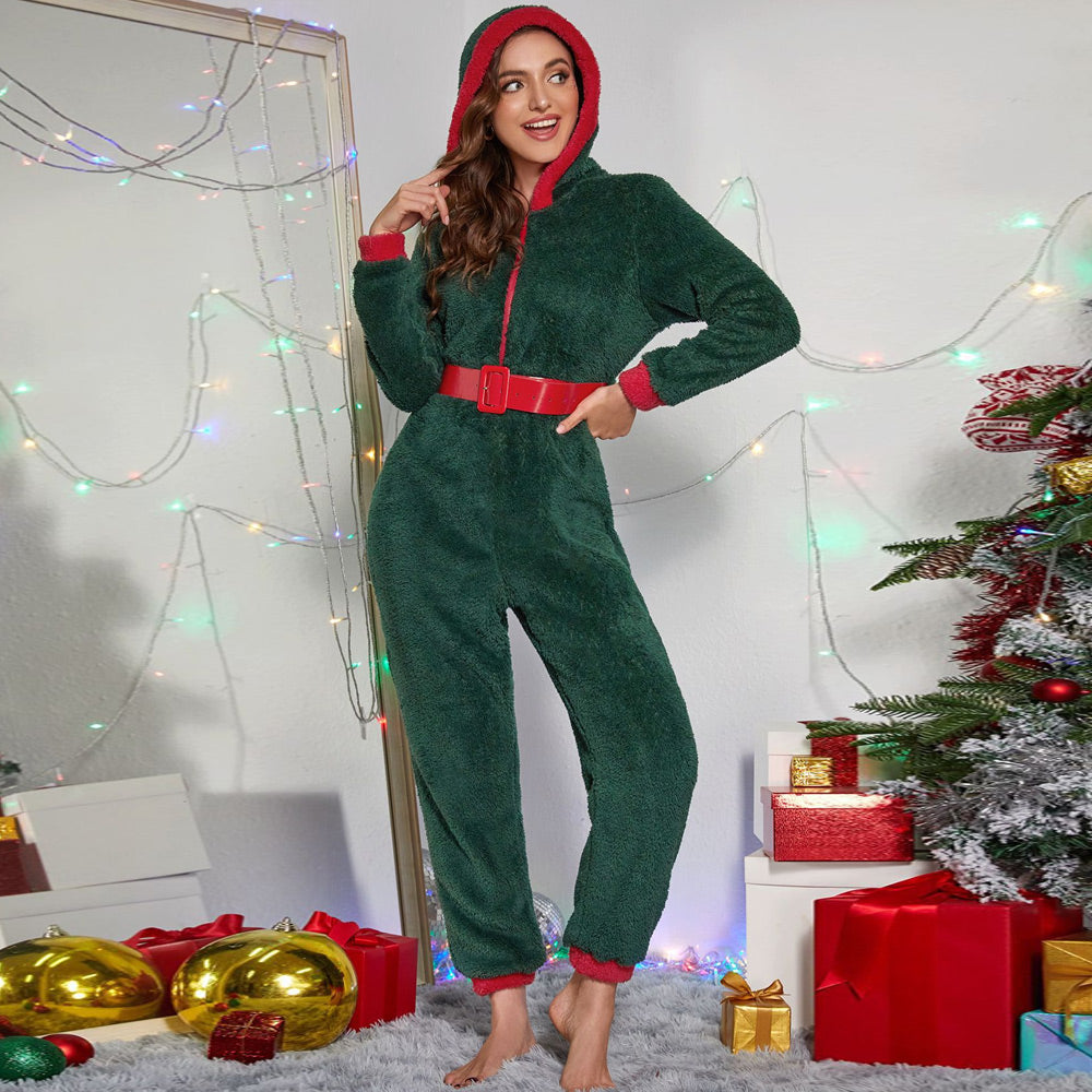 Mrs claus pajamas discount onesie