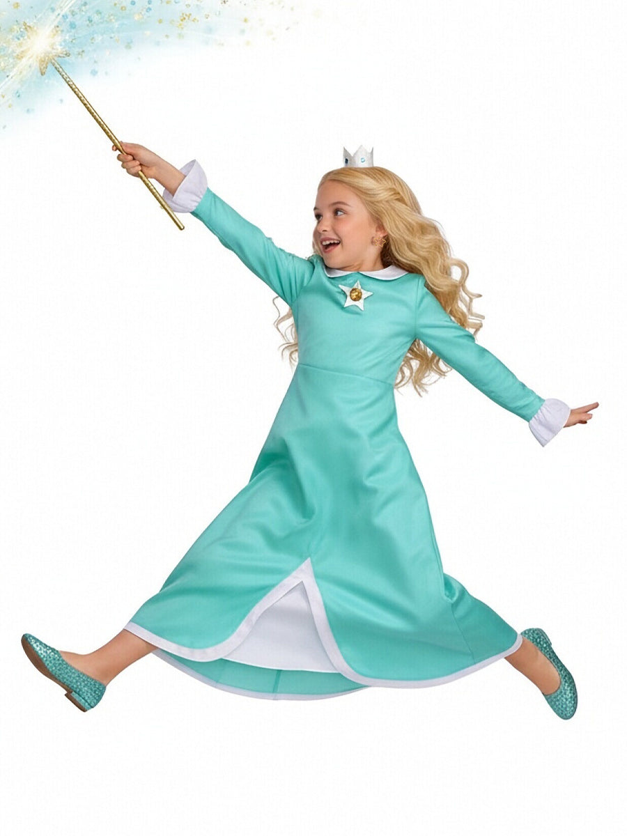 Girls Adults Rosalina Costume Mario Princess Rosalina Cosplay Outfit