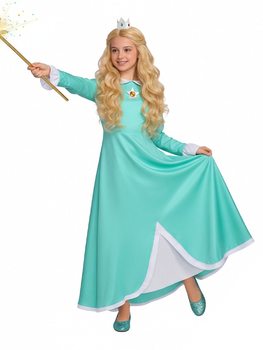 Girls Adults Rosalina Costume Mario Princess Rosalina Cosplay Outfit