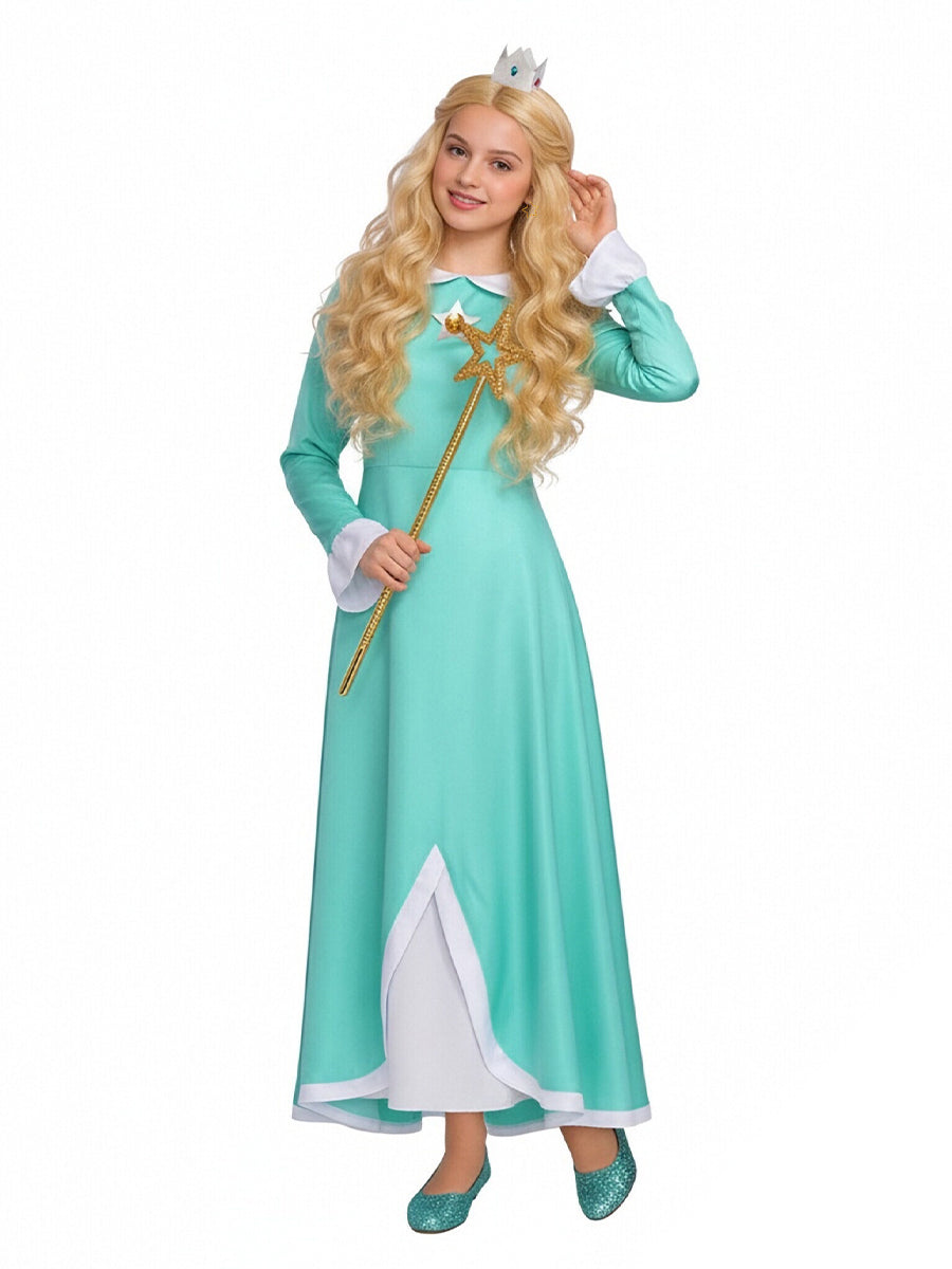 Girls Adults Rosalina Costume Mario Princess Rosalina Cosplay Outfit