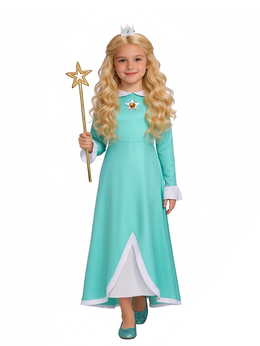 Girls Adults Rosalina Costume Mario Princess Rosalina Cosplay Outfit