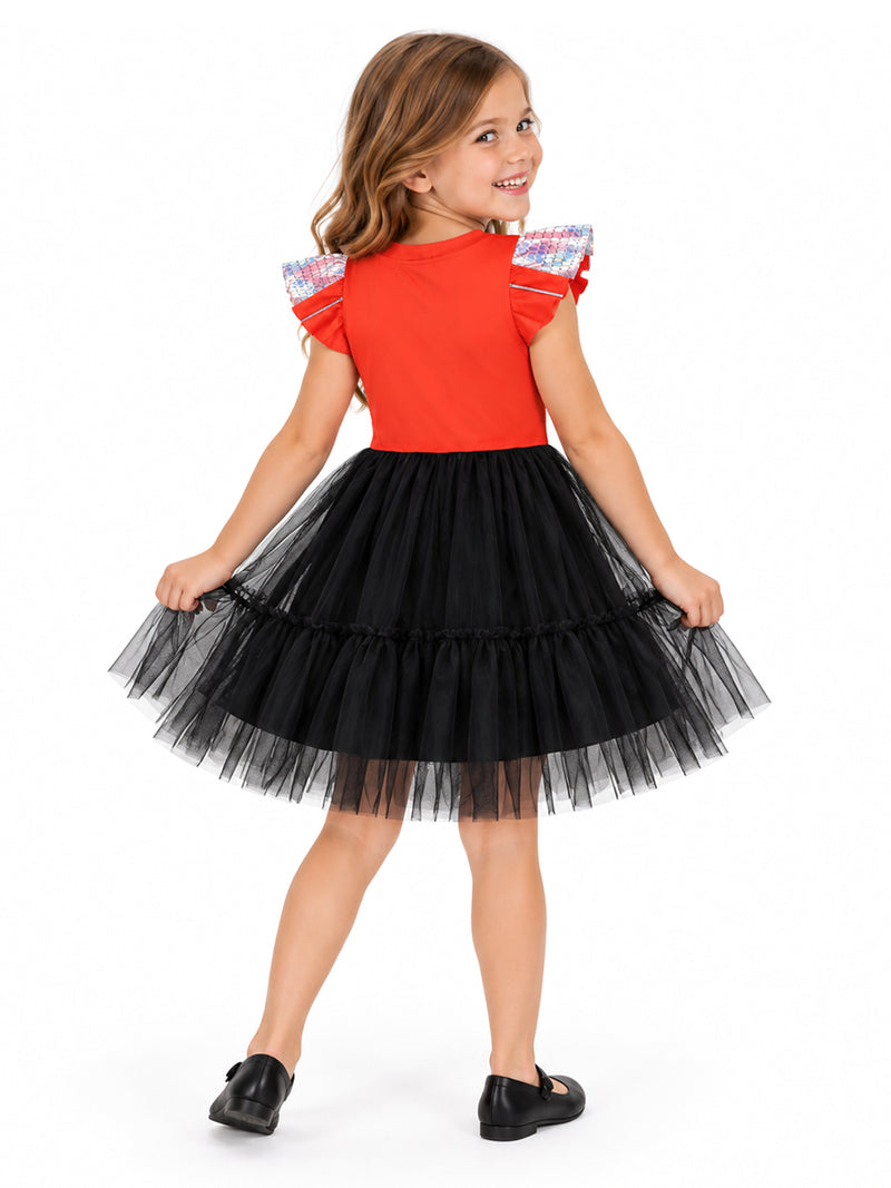 Michael Jackson Girl Costume Beat It Costume Retro Pop King 3D Print Dress