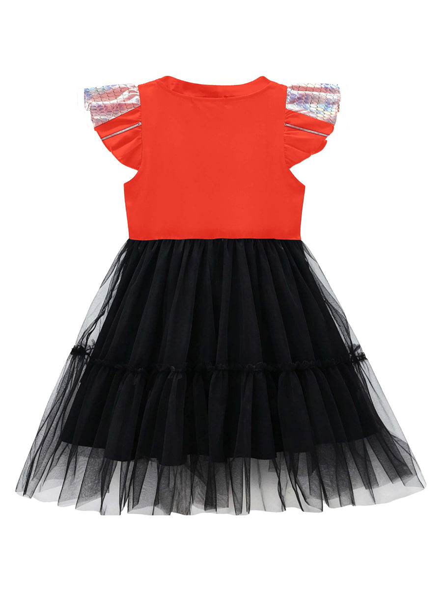 Michael Jackson Girl Costume Beat It Costume Retro Pop King 3D Print Dress