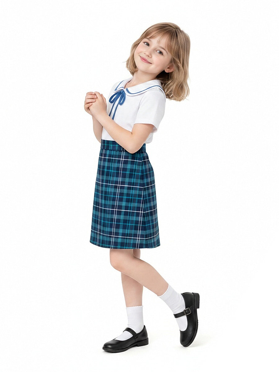 Forgotten Island Jo Costume for Kids Animated JK School Plaid Uniform Set 