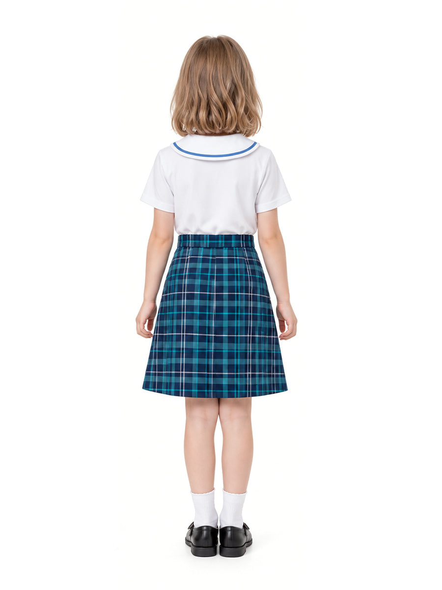 Forgotten Island Jo Costume for Kids Animated JK School Plaid Uniform Set 