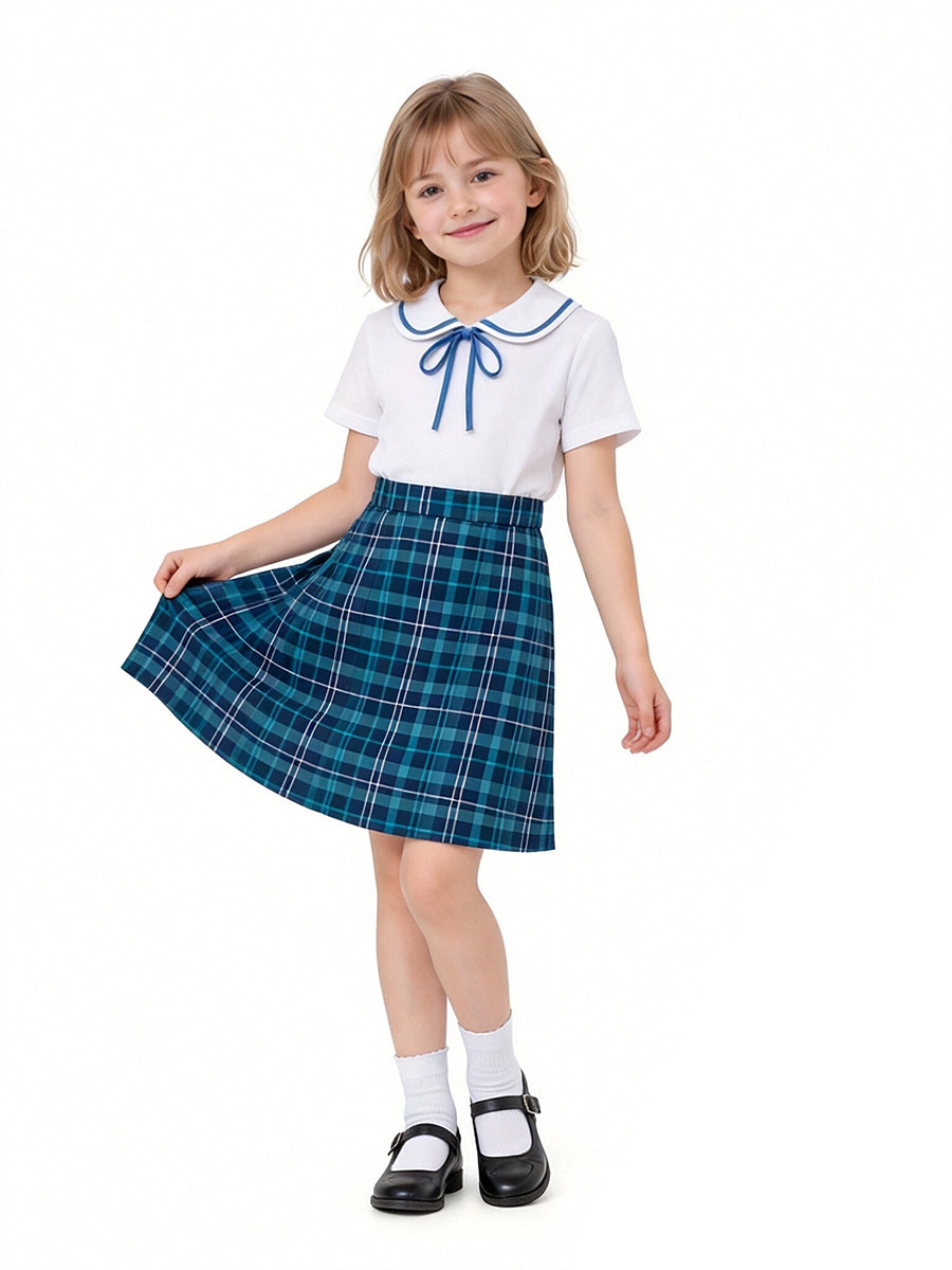 Forgotten Island Jo Costume for Kids Animated JK School Plaid Uniform Set 