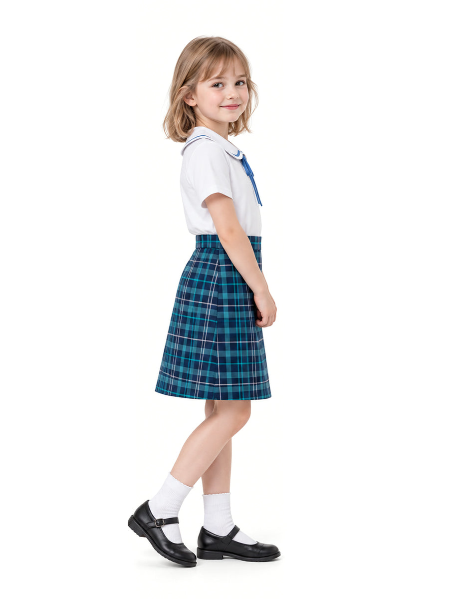 Forgotten Island Jo Costume for Kids Animated JK School Plaid Uniform Set 