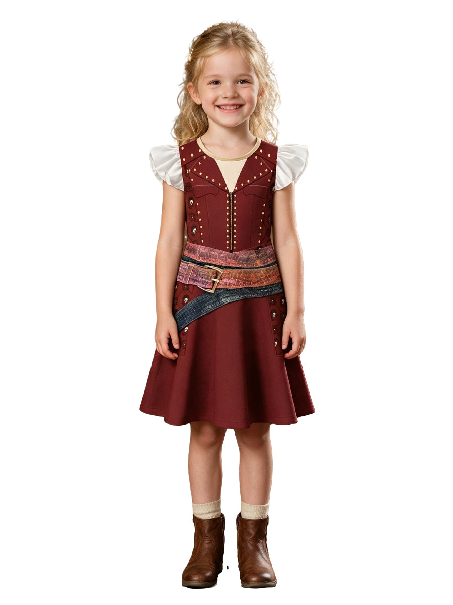Descendants 5 Hazel Hook Costume for Girls Descendants Wicked Wonderland Pirate Cosplay Dress