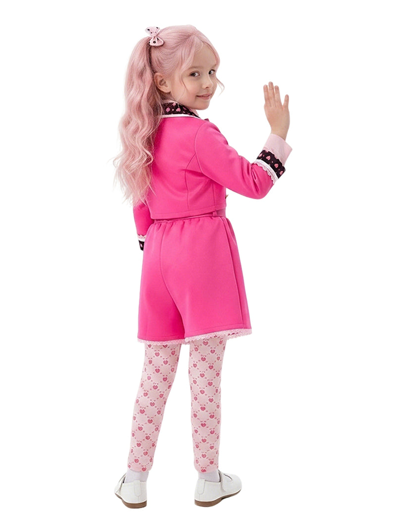 Girls Descendants 5 Pink Costume Descendants Wicked Wonderland Pink Princess Cosplay Outfit