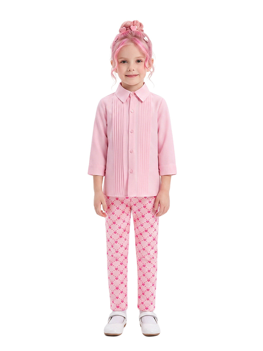 Girls Descendants 5 Pink Costume Descendants Wicked Wonderland Pink Princess Cosplay Outfit