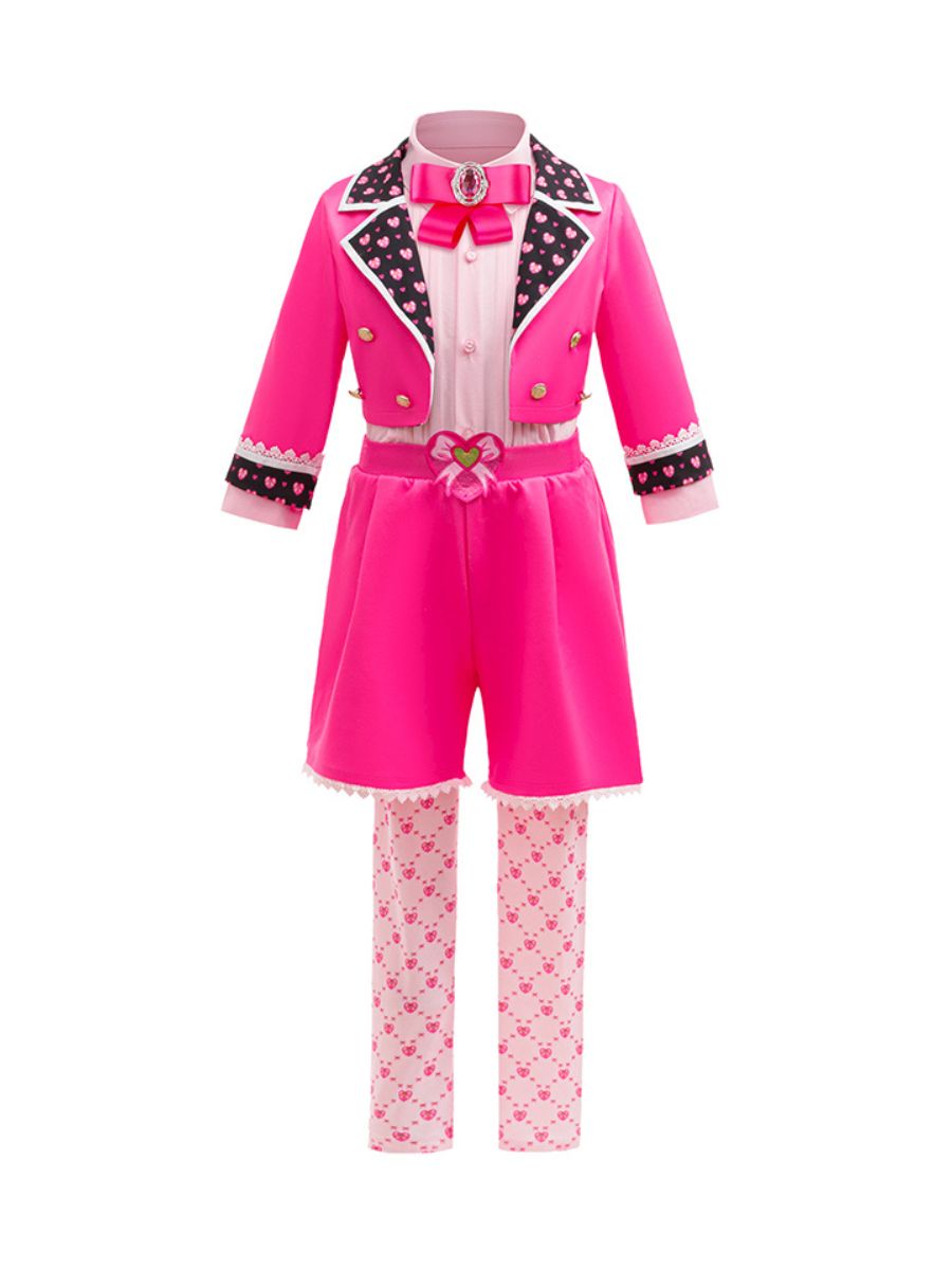 Girls Descendants 5 Pink Costume Descendants Wicked Wonderland Pink Princess Cosplay Outfit