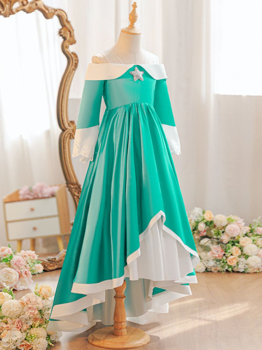 Girls Super Mario Rosalina Costume Princess Rosalina Cosplay Outfit