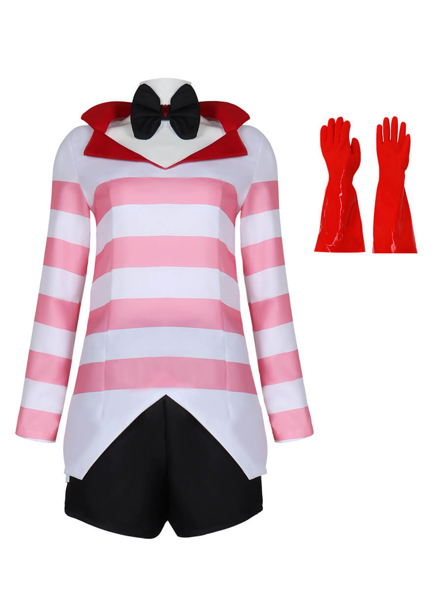 Yomorio Hazbin Hotel Angel Dust Costume Cosplay Outfits – YOMORIO