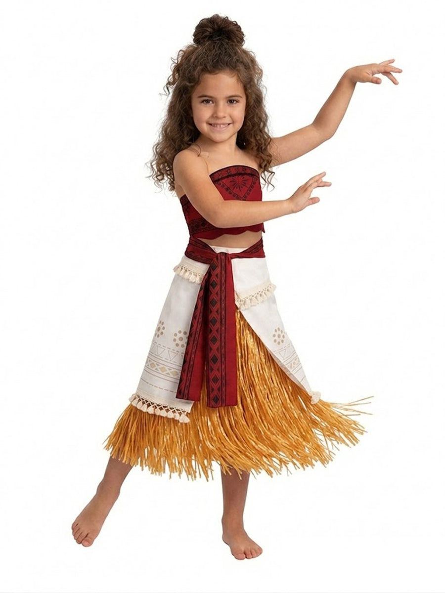Moana Costume for Kids and Adults Disney Moana Cosplay Outfit Animated Island Princess Costumes 