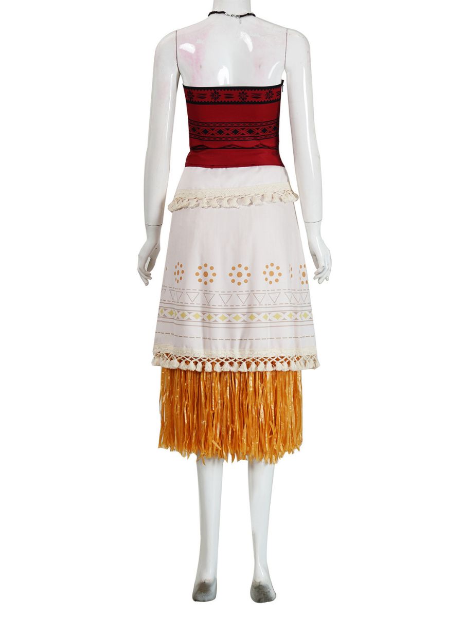 Moana Costume for Kids and Adults Disney Moana Cosplay Outfit Animated Island Princess Costumes 