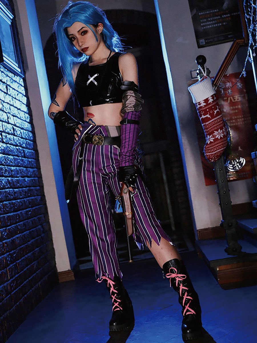 Jinx Outift Game Jinx Cosplay Costume – YOMORIO