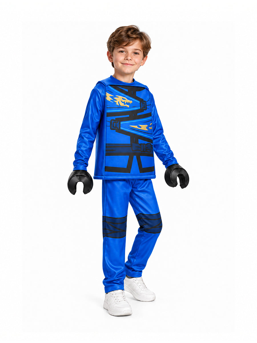 Kids Building Block Character Ninja Costume Ninja Warrior Cosplay Outfit