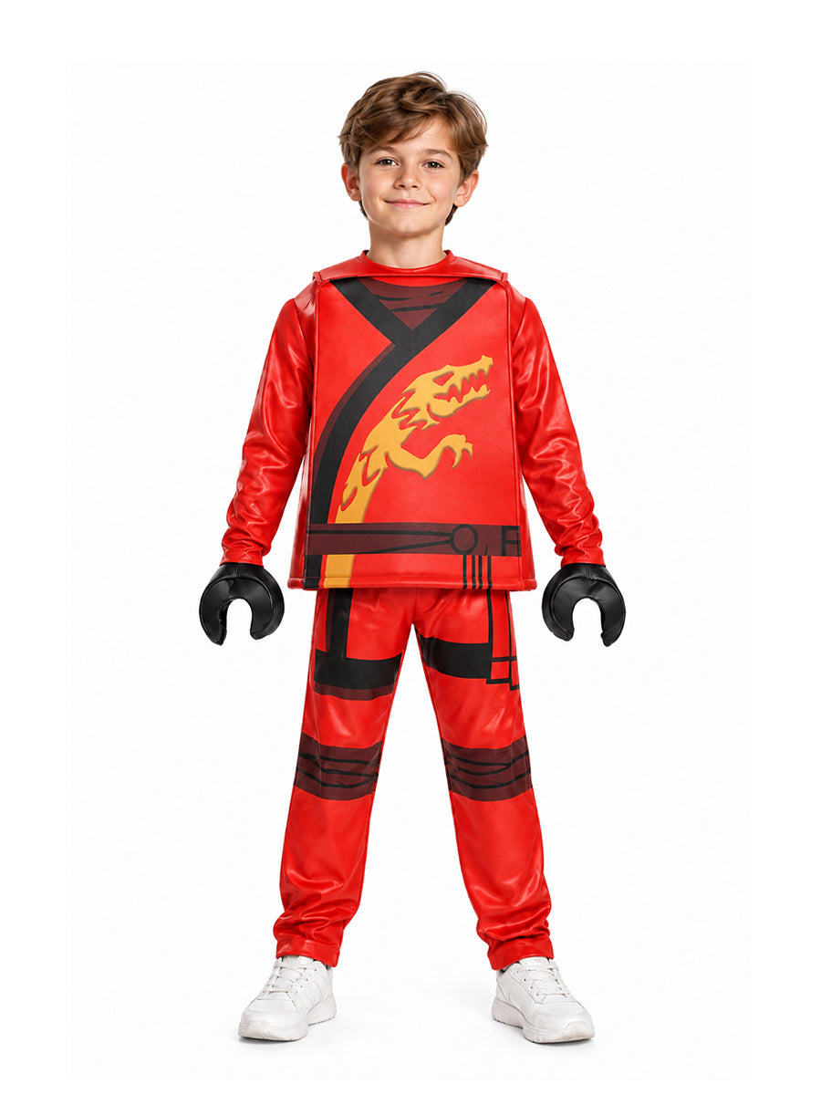 Kids Building Block Character Ninja Costume Ninja Warrior Cosplay Outfit