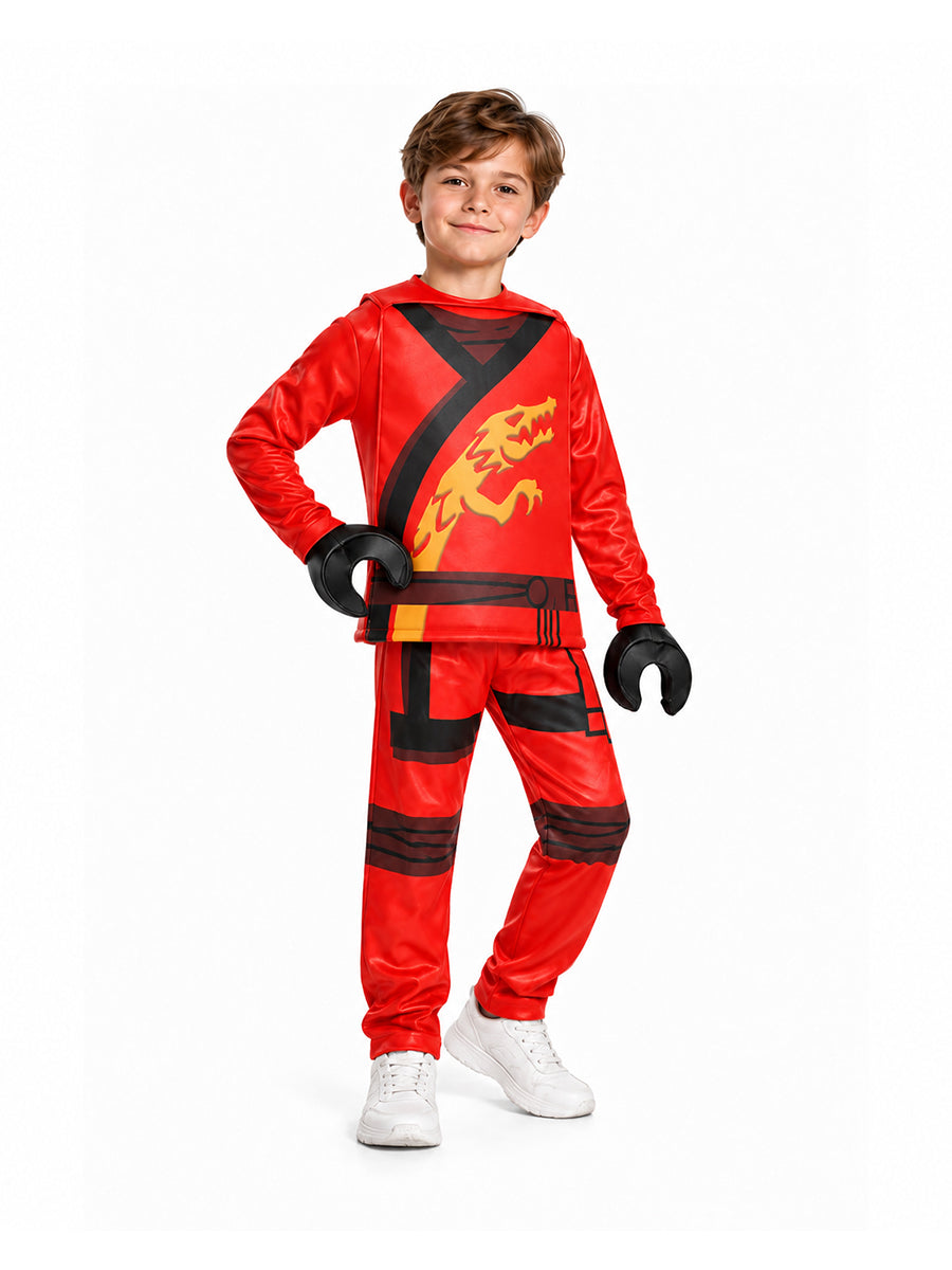 Kids Building Block Character Ninja Costume Ninja Warrior Cosplay Outfit