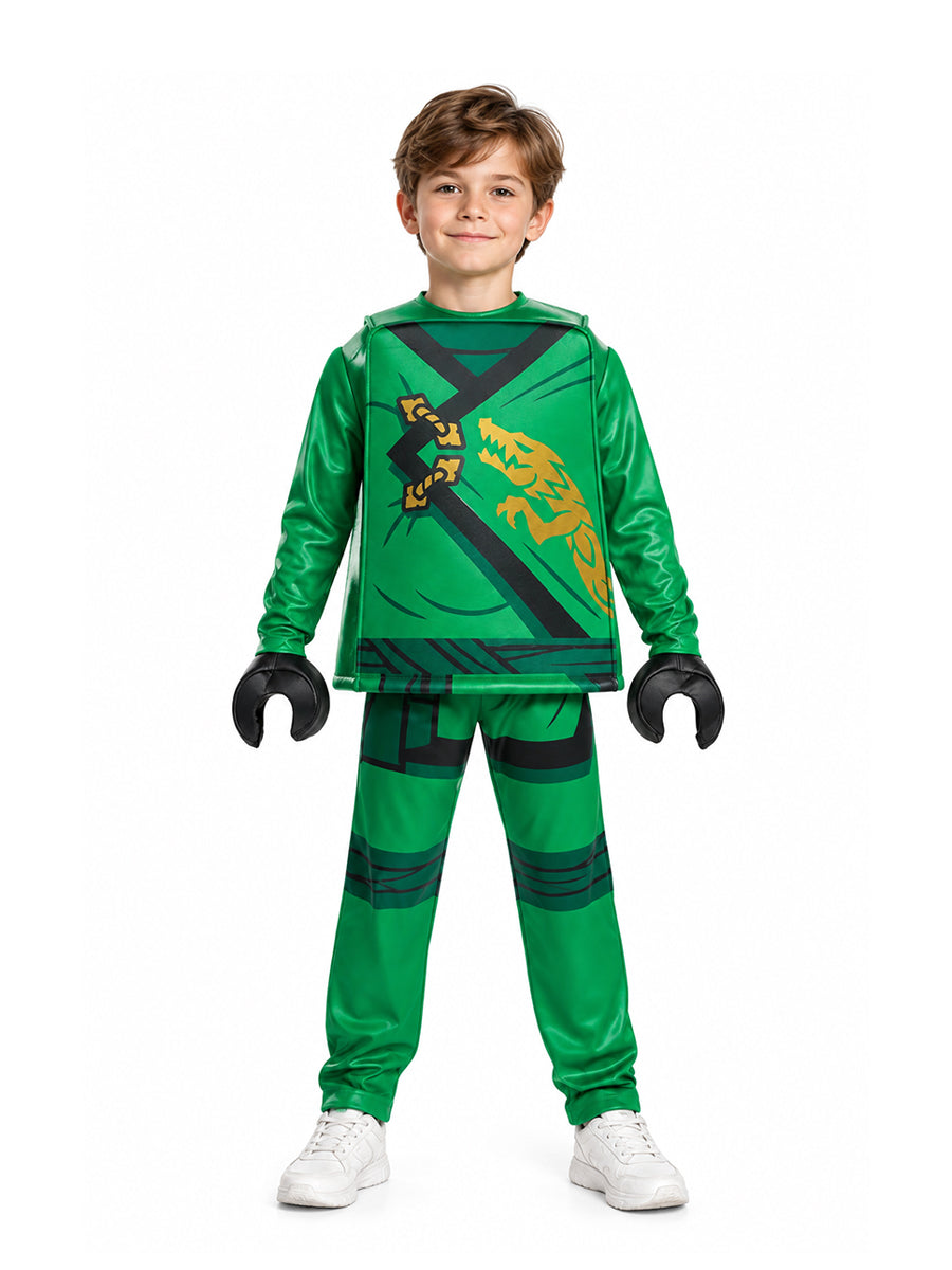 Kids Building Block Character Ninja Costume Ninja Warrior Cosplay Outfit