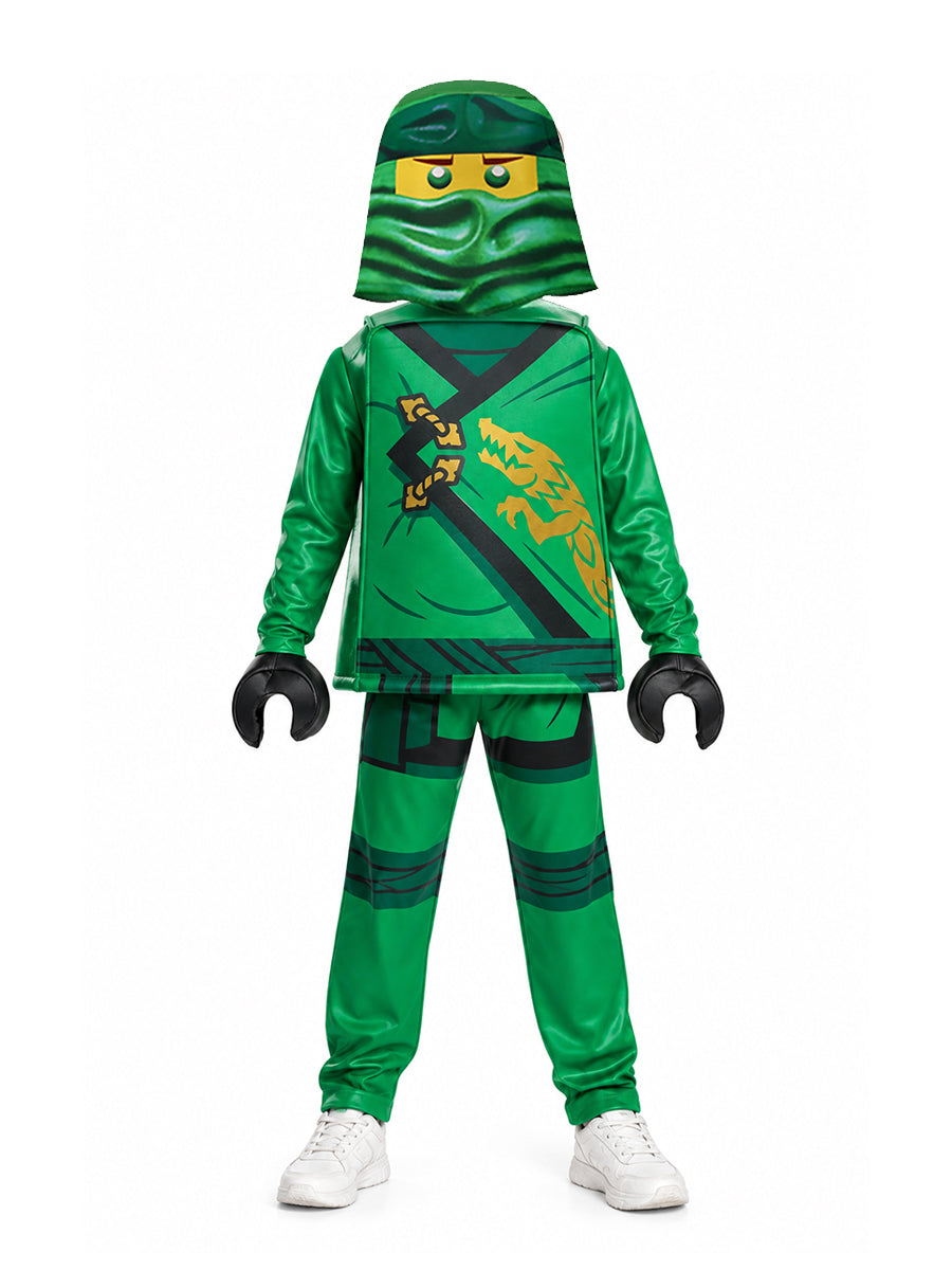 Kids Building Block Character Ninja Costume Ninja Warrior Cosplay Outfit