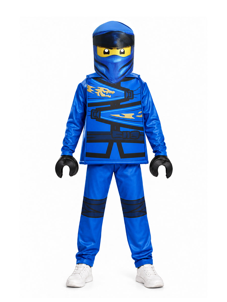 Kids Building Block Character Ninja Costume Ninja Warrior Cosplay Outfit