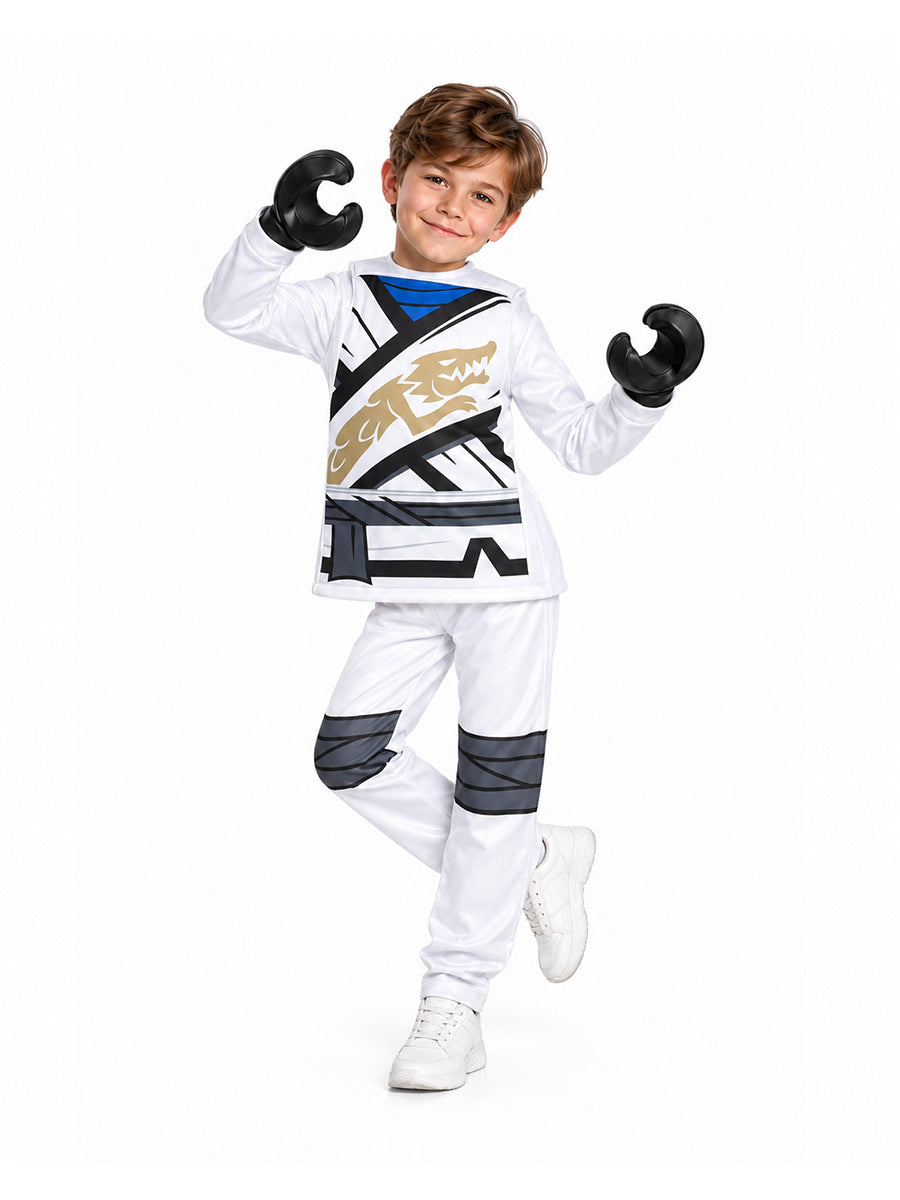 Kids Building Block Character Ninja Costume Ninja Warrior Cosplay Outfit