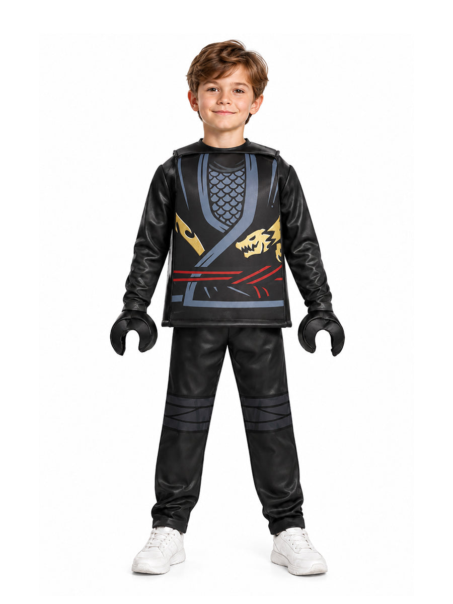 Kids Building Block Character Ninja Costume Ninja Warrior Cosplay Outfit