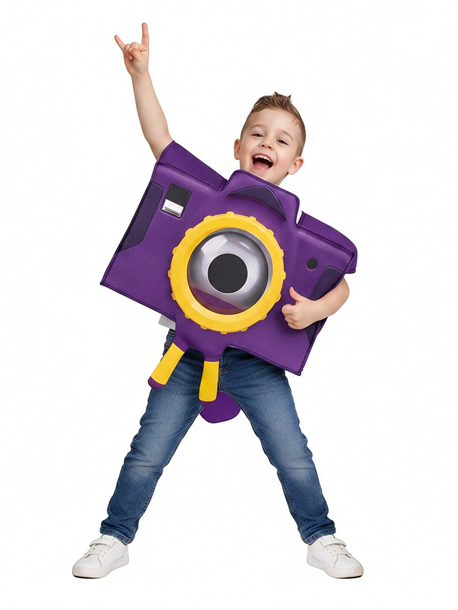 Toy Story Camera Costume Kids Purple Camera Monster Cosplay Tunic