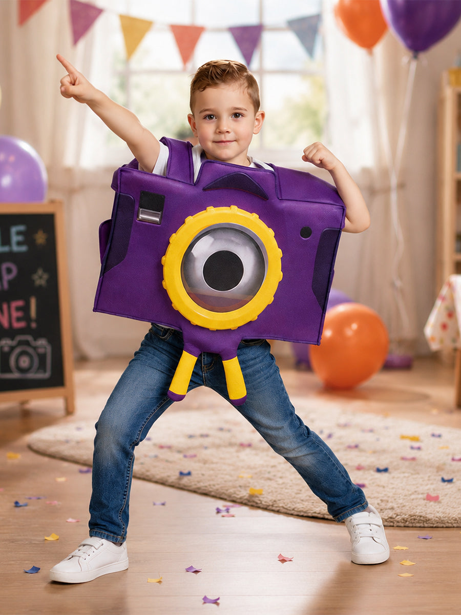 Toy Story Camera Costume Kids Purple Camera Monster Cosplay Tunic