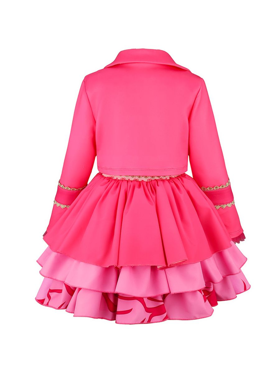 Descendants 5 Pink Costume for Kids Descendants Wicked Wonderland Princess Pink Cosplay Outfit