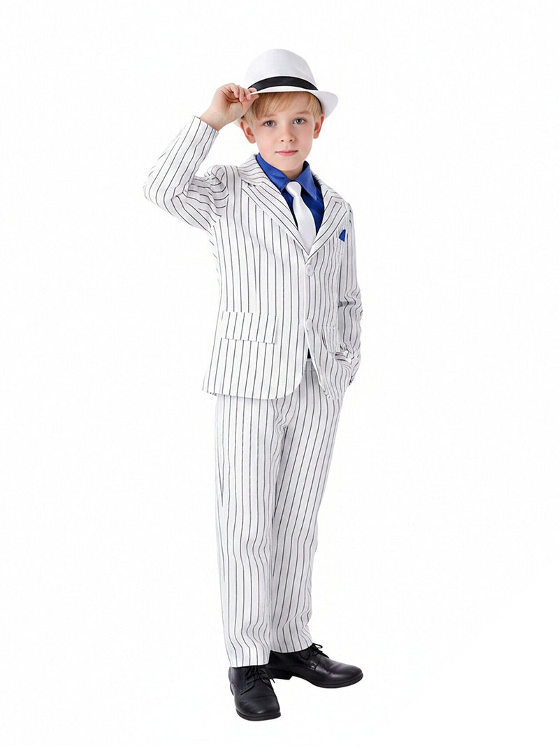 Michael Jackson Smooth Criminal Costume for Kids Iconic Pop King Performance Full Set Outfit